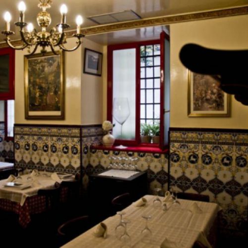 Interior de la taberna